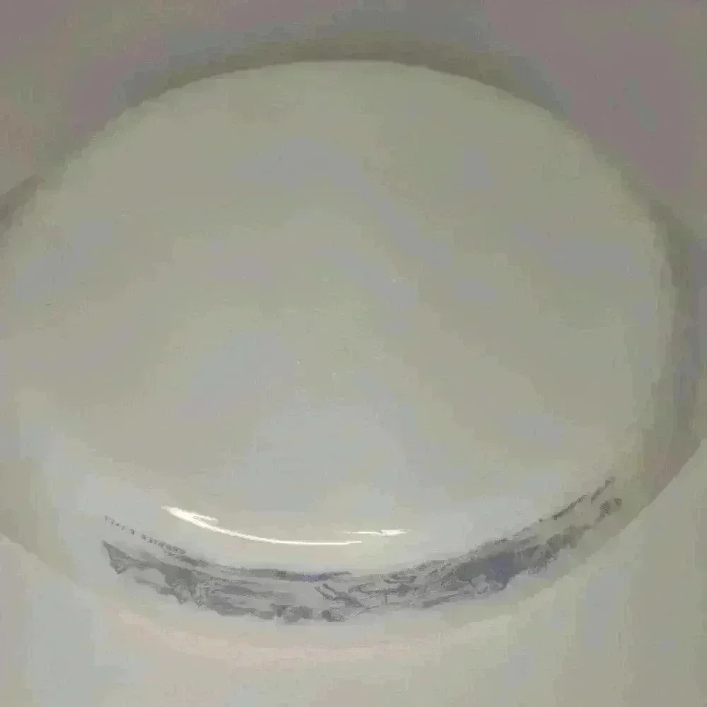 Glasbake Currier and Ives Horse & Sleigh white blue Divided Dish 12" USA J-2352 - Picture 4 of 4
